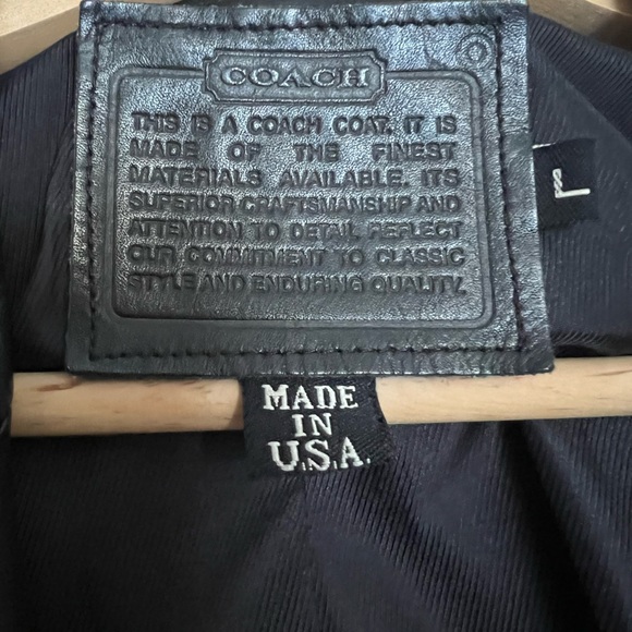Vintage Coach Leather Jacket - Picture 2 of 2